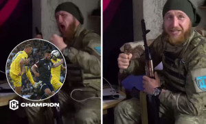 Щира радість та гордість за збірну: українські військові емоційно зустріли гол Ярмоленка ВІДЕО