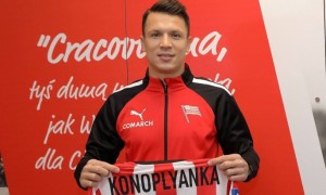 Коноплянка  не потрапив у заявку Краковії на матч чемпіонату Польщі