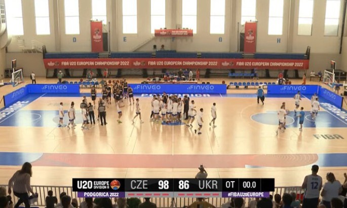 Збірна України програла Чехії на старті Євробаскету U-20