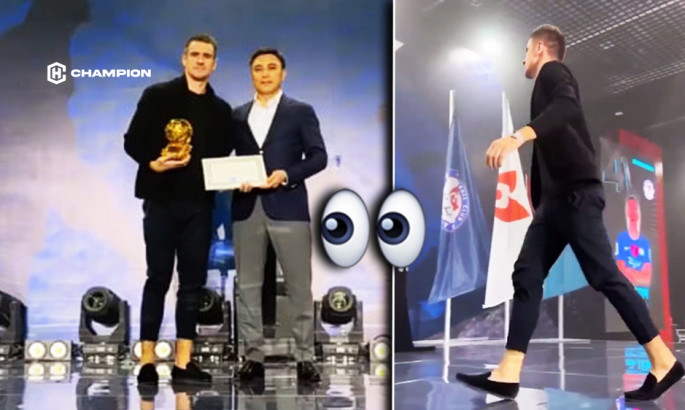 Відео дня: Бєсєдін отримав Золотий м'яч у Казахстані