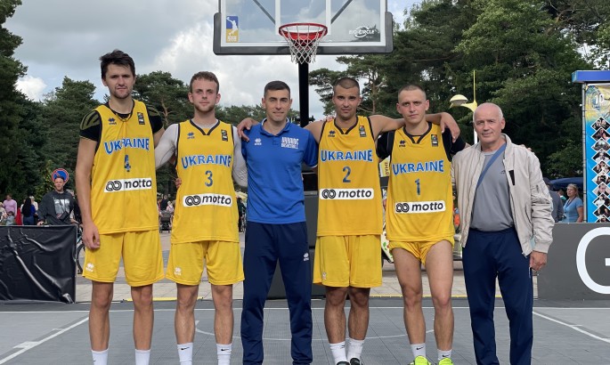 Чоловіча збірна України 3х3 стала другою на турнірі у Литві